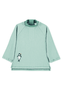 Korte Mouw Zwemshirt Regenboog Groen