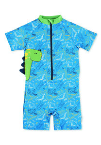 Costume da bagno Dino blu