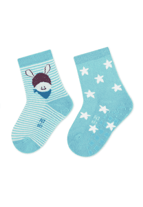 Chaussettes ABS pack de 2 Emmi bleu clair