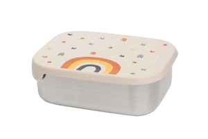 Lunchbox in acciaio inox Rainbow rosa