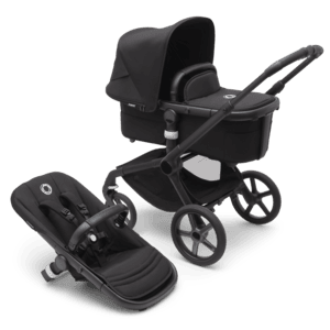 Kinderwagen Fox 5 mit Liegewanne und Sitz Black/Midnight Black