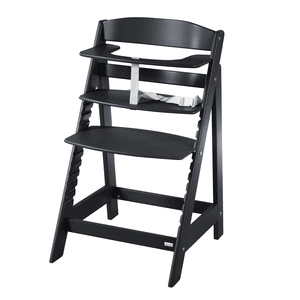 Chaise haute enfant évolutive à marche Sit Up Flex bois noir