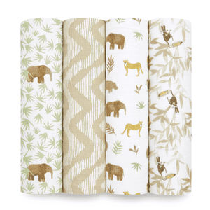 aden +anais™ Musslin Puckcloth 4-Pack Tanzania 112 x 112