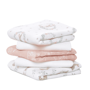 aden+anais™ essentials Langes enfant mousseline coton Blushing Bunnies lot de 5