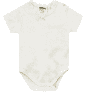 Body met korte mouwen 2-pack white /off white