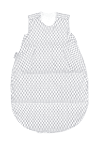 Thermo-Nest Daunenschlafsack Dots Light Grey