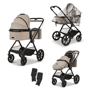 Poussette duo combinée 2en1 Clicc mud melange collection 2024