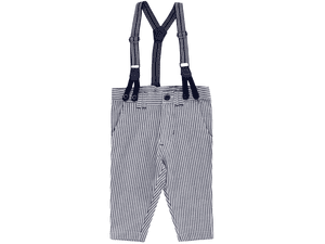Webhose CLASSIC BOYS mit Hosenträgern blau/ringel