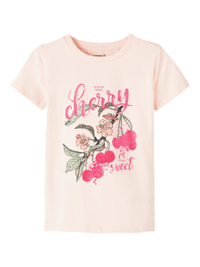 T-Shirt Nmfditte Créme De Pêche