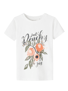 T-Shirt Nmfditte Bright White