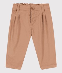 Pantalon bébé serge craquante beige vintage