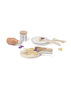 Accessoires pour cuisine enfant petit-déjeuner pancakes bois