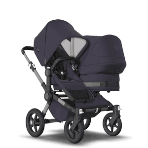 Passeggino fratellare Donkey 5 Duo Complete Graphite/Dark Navy