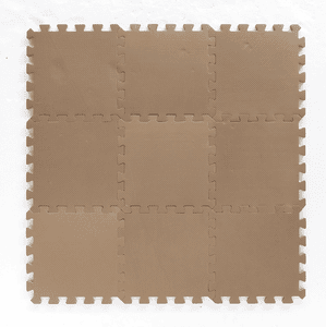 BabyDan Dalles mousse puzzle tapis enfant cappucino