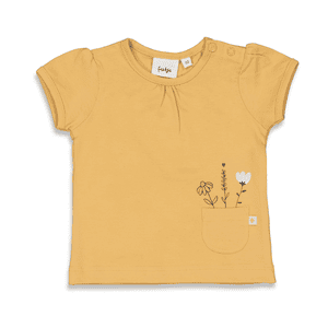 T-Shirt Bloom Ockergelb