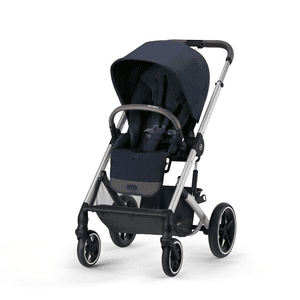 Poussette duo combinée 2en1 Balios S Lux Silver Ocean Blue