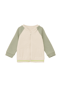 s. Olive r Sweatjacka lejon beige