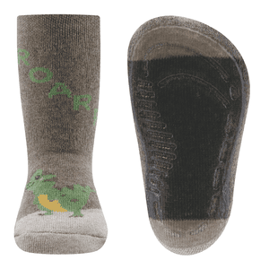 Stopper Socks Softstep Dino medium brun melange