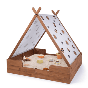 Sabbiera con tenda " Safari Seeker", marrone cacao