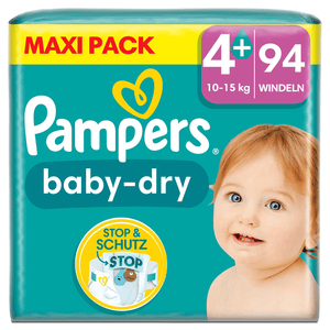 Baby-Dry Windeln, Gr. 4+, 10-15kg, Maxi Pack (1 x 94 Windeln)