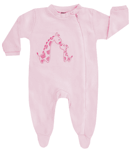 Pyjama en velours rose