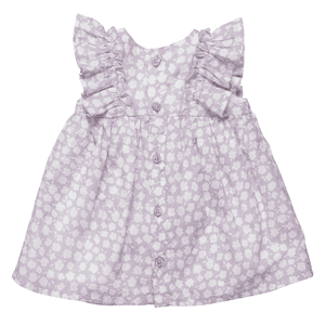 Kleid+Höschen soft lilac gemustert