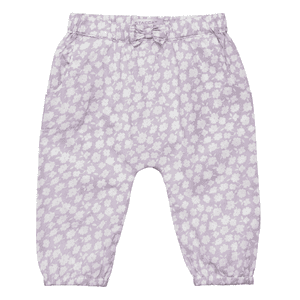 Broek zacht lila gedessineerd