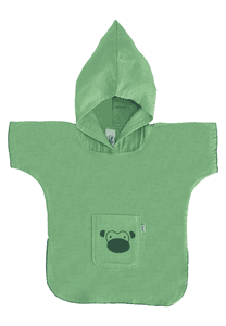 Poncho de bain enfant Albert vert