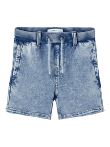 Jeans shorts Nmmryan Medium Blauw Denim