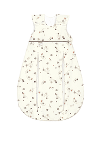 primaklima Jersey-Schlafsack looping hearts rust-brown