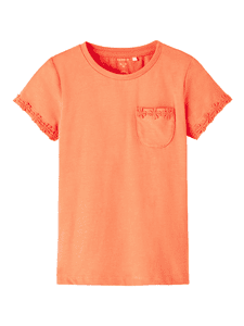 T-Shirt Nmffabienne Coral