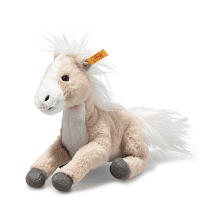 Mjuk Cuddly Friends Swerve häst Gola blond, 18 cm