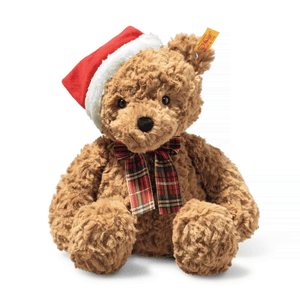 Suave Cuddly Friends Oso de peluche Jimmy marrón Navidad, 30 cm