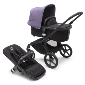 Kinderwagen Fox 5 mit Liegewanne und Sitz Black/Astro Purple