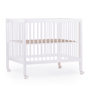 CHILDHOME Box 97 faggio bianco 75 x 95 cm + ruote