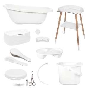 bébé-jou ® Babybadje Set 8-delig Sense White