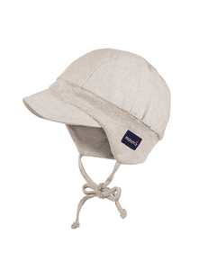 S child gorro beige claro moteado