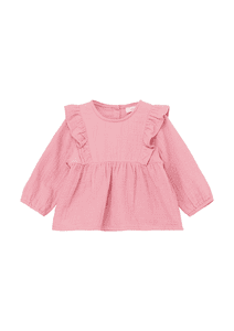 Musselinbluse rosa