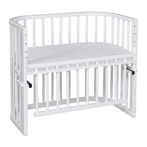 babybay Maxi Comfort Plus Co-sleeper wit met matras Classic Cotton Soft