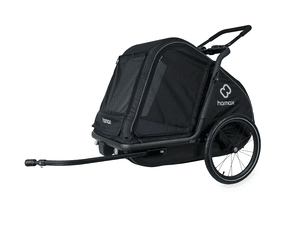 Hundefahrradanhänger Pluto L navy  blue/black