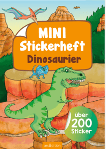 arsEdition MINI-Stickerheft Dinosaurier