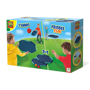 e® Le plaisir du tennis et du frisbee