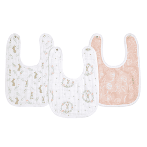 aden +anais™ Muslin Slabbetjes Blush ing Bunnies 3-pack