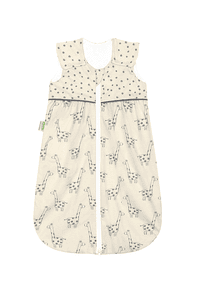 Jersey-Schlafsack Anni light happy giraffe soft sand