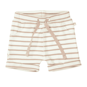 Shorts warm white gestreift