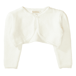 Strikket bolero uden white