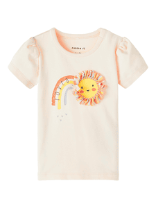 T-Shirt Nbfhussie Créme De Pêche