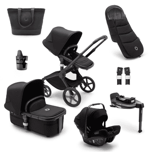 Yhdistelmävaunut Fox 5 Starter Set Black/Midnight Black