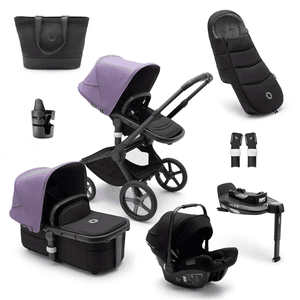 Kinderwagen Fox 5 Starterset Black/Astro Purple