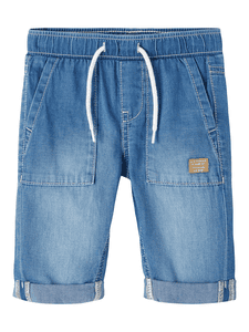 Farkut shorts Nmmben Medium Blue Denim